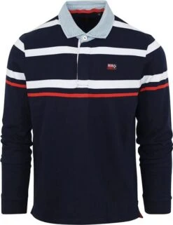 NZA Polo Waimate Strepen Donkerblauw -Kleding Verkoop 76612 1 1