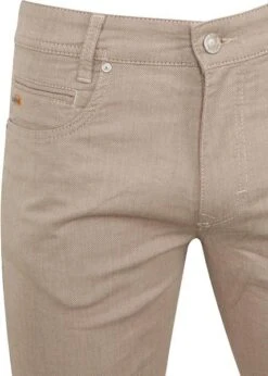 Mac Broek Arne Beige Melange -Kleding Verkoop 76632 2 1