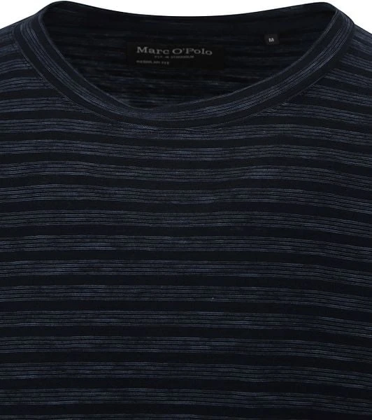 Marc O'Polo T-Shirt Streep Donkerblauw 8 Marc O'Polo T-Shirt Streep Donkerblauw - Image 6