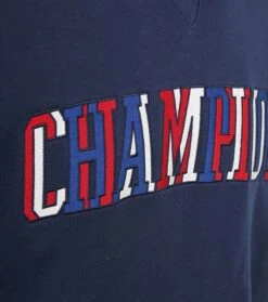 Champion Sweat Hoodie Logo Donkerblauw -Kleding Verkoop 76760 3