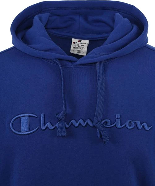 Champion Hoodie Logo Kobalt Blauw 4 Champion Hoodie Logo Kobalt Blauw - Image 2
