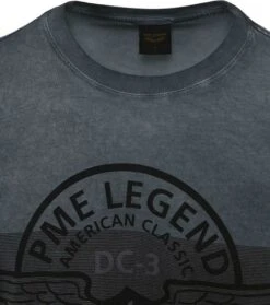 PME Legend T-Shirt Print Melange Grijs -Kleding Verkoop 76777 6 1