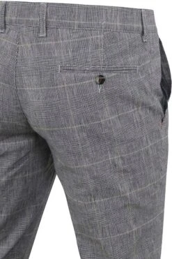Suitable Chino Pico Ruiten Linnen Grijs -Kleding Verkoop 76815 7