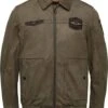 PME Legend Leer Summer Hudson 2.0 Bomber Khaki 1 PME Legend Leer Summer Hudson 2.0 Bomber Khaki -Kleding Verkoop 76837 1