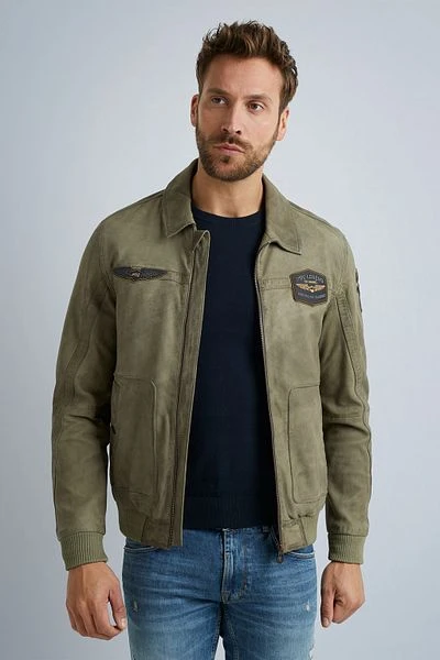 PME Legend Leer Summer Hudson 2.0 Bomber Khaki 4 PME Legend Leer Summer Hudson 2.0 Bomber Khaki - Image 2