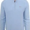 NZA Half Zip Trui Muddy's Licht Blauw -Kleding Verkoop 76883 1
