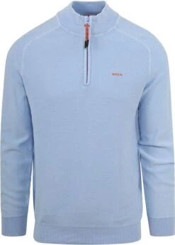 NZA Half Zip Trui Muddy's Licht Blauw