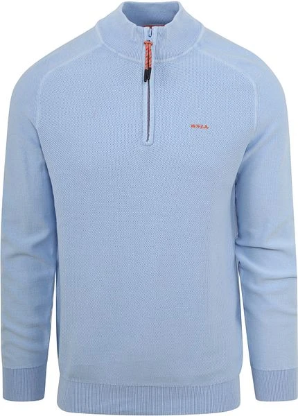 NZA Half Zip Trui Muddy's Licht Blauw 3 NZA Half Zip Trui Muddy's Licht Blauw