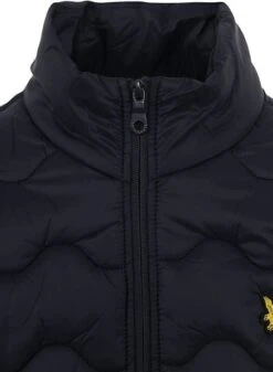 Lyle & Scott Bodywarmer Quilted Navy -Kleding Verkoop 76902 2 1