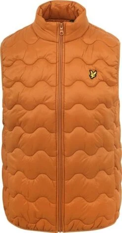 Lyle & Scott Bodywarmer Quilted Oranje -Kleding Verkoop 76903 1 1