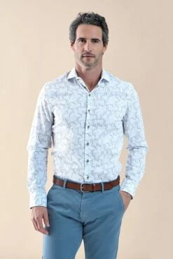 R2 Overhemd Koffiekopjes Wit -Kleding Verkoop 76924 2