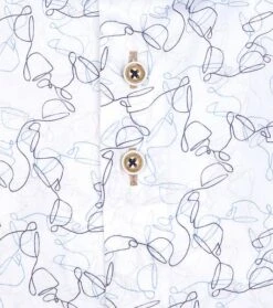 R2 Overhemd Koffiekopjes Wit -Kleding Verkoop 76924 5