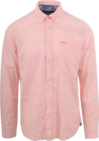 NZA Overhemd Rum Streep Roze 3 NZA Overhemd Rum Streep Roze