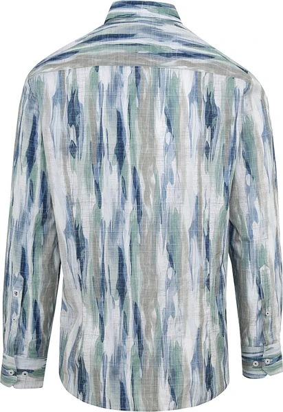 State Of Art Overhemd Print Blauw 6 State Of Art Overhemd Print Blauw - Image 4