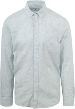 State Of Art Overhemd Melange Groen -Kleding Verkoop 76930 1 1