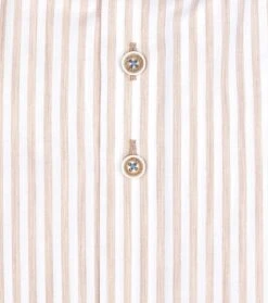 R2 Overhemd Strepen Beige 12 R2 Overhemd Strepen Beige -Kleding Verkoop 76933 5