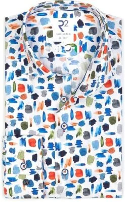 R2 Overhemd Meerkleurige Print 13 R2 Overhemd Meerkleurige Print -Kleding Verkoop 76938 1 1