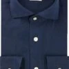 Profuomo Linnen Overhemd Navy -Kleding Verkoop 76955 1