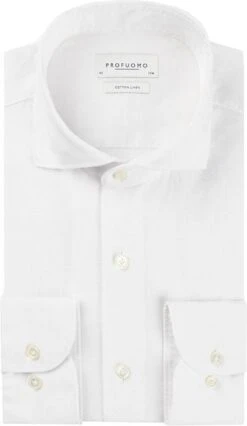 Profuomo Linnen Overhemd Wit -Kleding Verkoop 76956 1 1