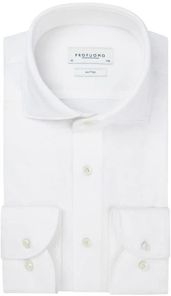 Profuomo Knitted Overhemd Wit 5 Profuomo Knitted Overhemd Wit - Image 3