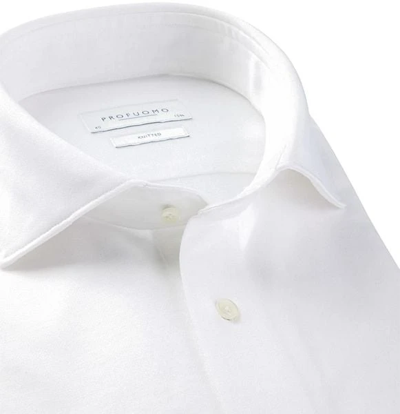 Profuomo Knitted Overhemd Wit 6 Profuomo Knitted Overhemd Wit - Image 4