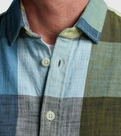 Cast Iron Overhemd Ruiten Blauw -Kleding Verkoop 76985 5