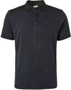 No-Excess No Excess Polo Geblokt Patroon Zwart Navy
