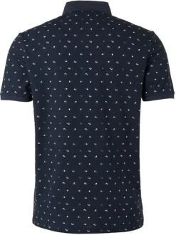 No-Excess No Excess Polo Print Donkerblauw -Kleding Verkoop 77015 2