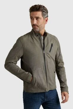 Vanguard Leren Jack Grijs -Kleding Verkoop 77021 3