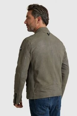 Vanguard Leren Jack Grijs -Kleding Verkoop 77021 4