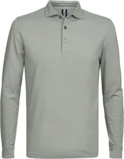 Profuomo Longsleeve Polo Lichtgroen -Kleding Verkoop 77029 1 1