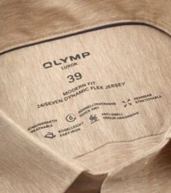 OLYMP Luxor Overhemd 24/Seven Lichtbruin 11 OLYMP Luxor Overhemd 24/Seven Lichtbruin -Kleding Verkoop 77058 4