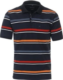 Casa Moda Poloshirt Strepen Navy -Kleding Verkoop 77091 5 1