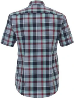 Casa Moda Overhemd Short Sleeve Multicolour Geruit -Kleding Verkoop 77098 5