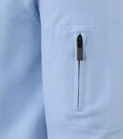 Suitable Half Zip Trui Lichtblauw -Kleding Verkoop 77140 4