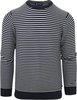Suitable Respect Trui Otto Blauw Streep