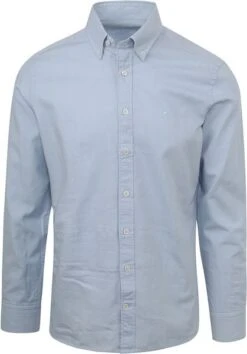 Hackett Overhemd Oxford Lichtblauw -Kleding Verkoop 77198 1 1