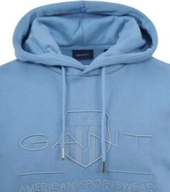 Gant Hoodie Tonal Shield Lichtblauw 13 Gant Hoodie Tonal Shield Lichtblauw -Kleding Verkoop 77212 2 1