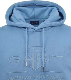 Gant Hoodie Tonal Shield Lichtblauw 9 Gant Hoodie Tonal Shield Lichtblauw -Kleding Verkoop 77212 2