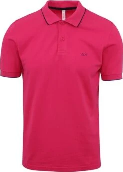 Sun68 Poloshirt Small Stripe Roze -Kleding Verkoop 77263 1 1