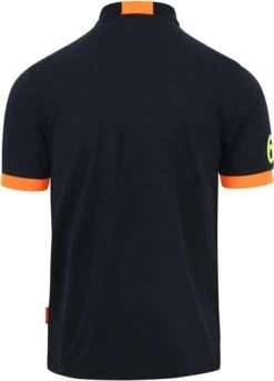 Sun68 Poloshirt Logo Navy -Kleding Verkoop 77265 5