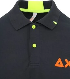 Sun68 Poloshirt Logo Antraciet -Kleding Verkoop 77268 2