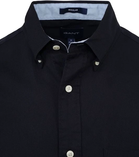 Gant Casual Overhemd Honeycomb Navy 8 Gant Casual Overhemd Honeycomb Navy - Image 6