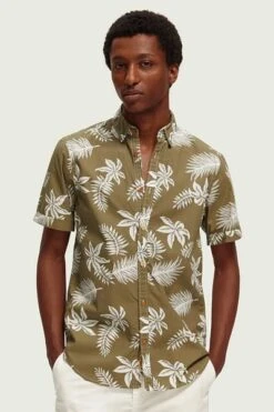Scotch And Soda Shortsleeve Overhemd Print Groen 9 Scotch And Soda Shortsleeve Overhemd Print Groen -Kleding Verkoop 77287 8