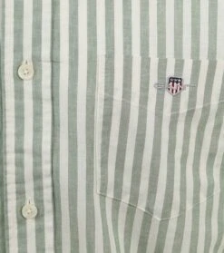 Gant Casual Overhemd Streep Linnen Groen 10 Gant Casual Overhemd Streep Linnen Groen -Kleding Verkoop 77288 3