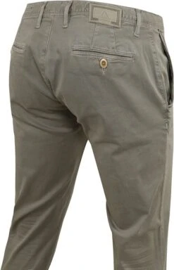 Alberto Rob T400 Dynamic Chino Khaki Groen -Kleding Verkoop 77294 3