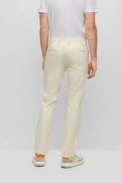 Hugo Boss Chino Schino Slim Lichtbeige -Kleding Verkoop 77306 4