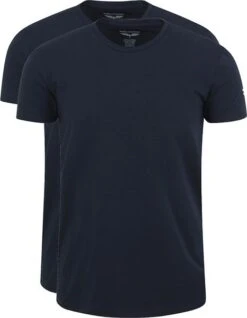 PME Legend Basic T-shirt 2-Pack O-Hals Navy