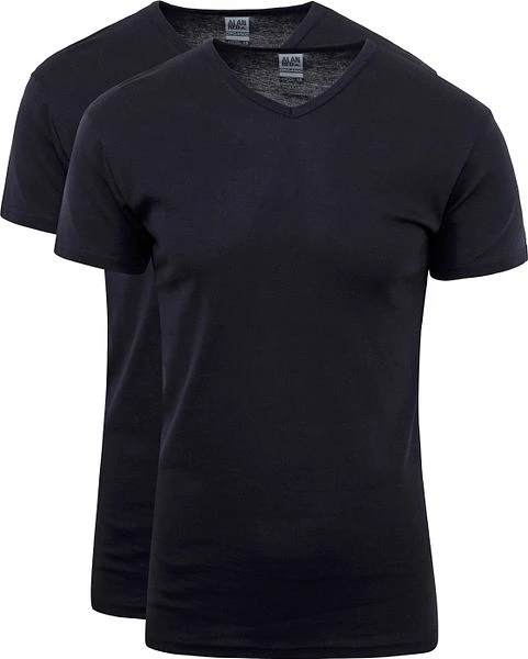 Alan Red Vancouver T-shirt V-Hals Navy 2-Pack 3 Alan Red Vancouver T-shirt V-Hals Navy 2-Pack