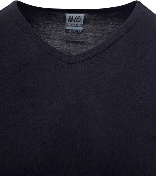 Alan Red Vancouver T-shirt V-Hals Navy 2-Pack 5 Alan Red Vancouver T-shirt V-Hals Navy 2-Pack - Image 3